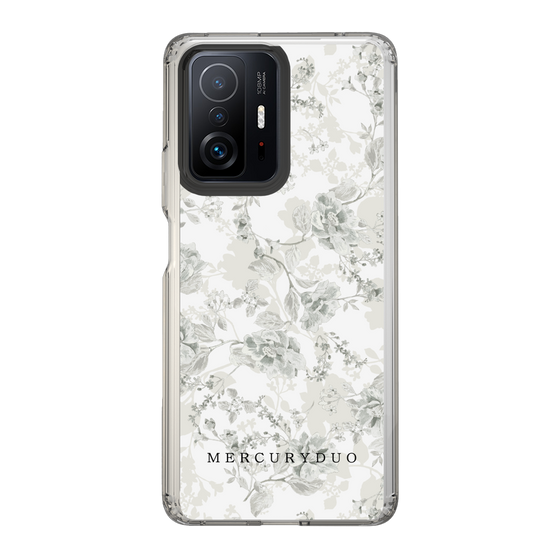 Slim Protection Case［ MERCURYDUO - NuanceFlower - White ］