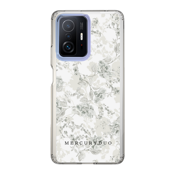 Slim Protection Case［ MERCURYDUO - NuanceFlower - White ］