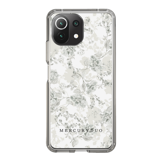Slim Protection Case［ MERCURYDUO - NuanceFlower - White ］