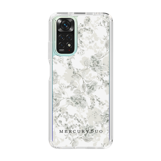 Slim Protection Case［ MERCURYDUO - NuanceFlower - White ］