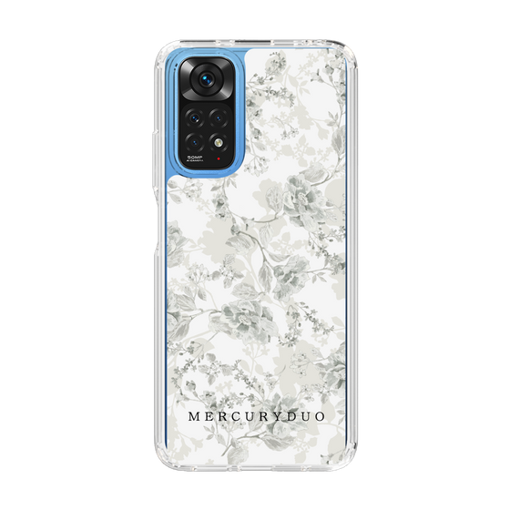 Slim Protection Case［ MERCURYDUO - NuanceFlower - White ］