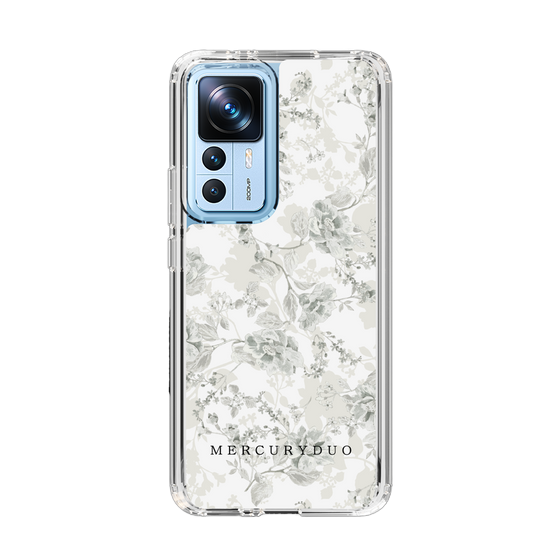 Slim Protection Case［ MERCURYDUO - NuanceFlower - White ］