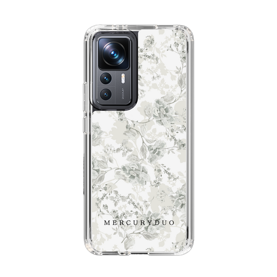 Slim Protection Case［ MERCURYDUO - NuanceFlower - White ］