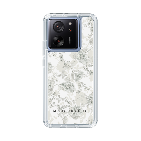 Slim Protection Case［ MERCURYDUO - NuanceFlower - White ］