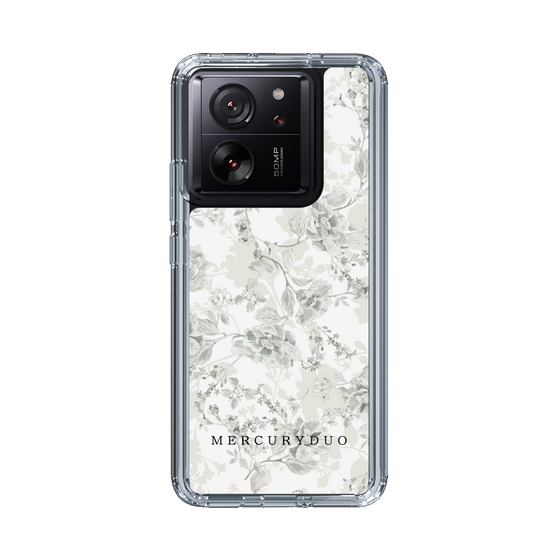 Slim Protection Case［ MERCURYDUO - NuanceFlower - White ］