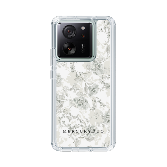 Slim Protection Case［ MERCURYDUO - NuanceFlower - White ］