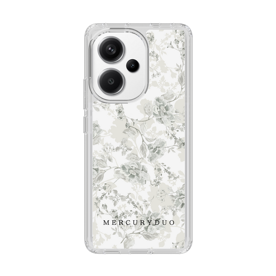 Slim Protection Case［ MERCURYDUO - NuanceFlower - White ］