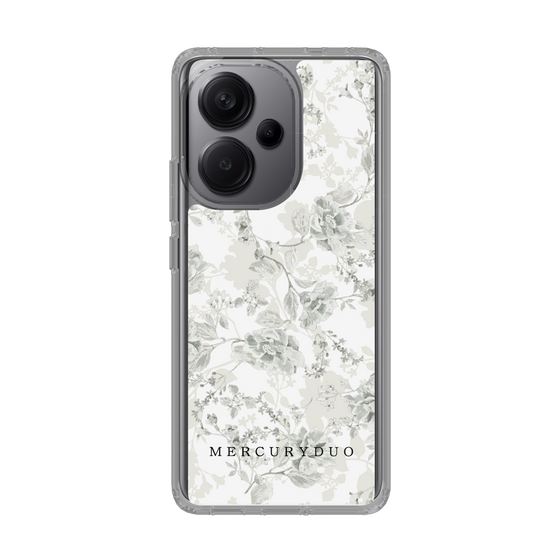 Slim Protection Case［ MERCURYDUO - NuanceFlower - White ］