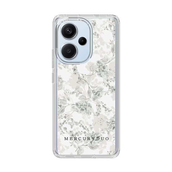 Slim Protection Case［ MERCURYDUO - NuanceFlower - White ］