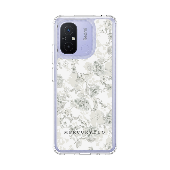 Slim Protection Case［ MERCURYDUO - NuanceFlower - White ］