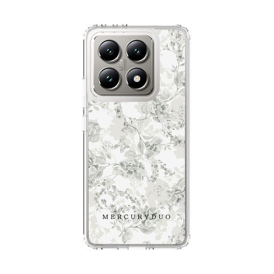 Slim Protection Case［ MERCURYDUO - NuanceFlower - White ］