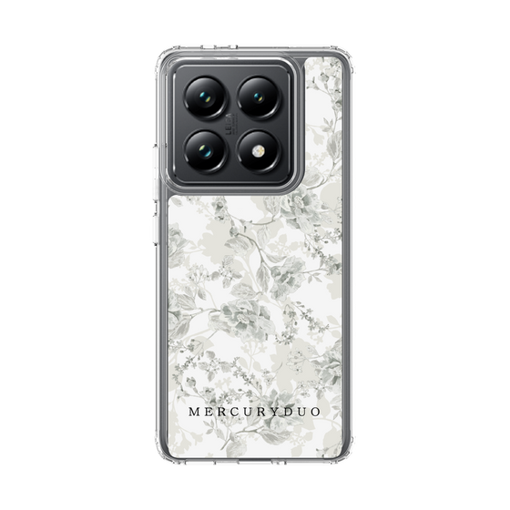 Slim Protection Case［ MERCURYDUO - NuanceFlower - White ］