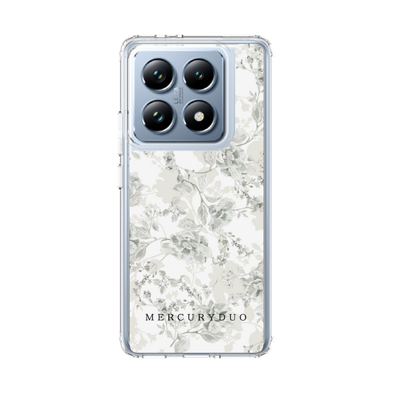 Slim Protection Case［ MERCURYDUO - NuanceFlower - White ］