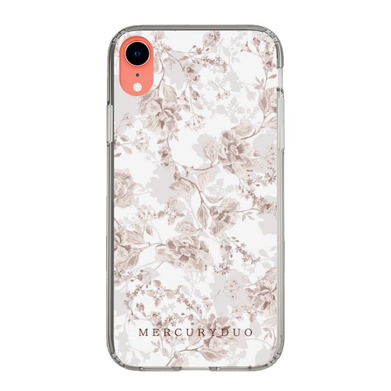 Slim Protection Case［ MERCURYDUO - NuanceFlower - Beige ］