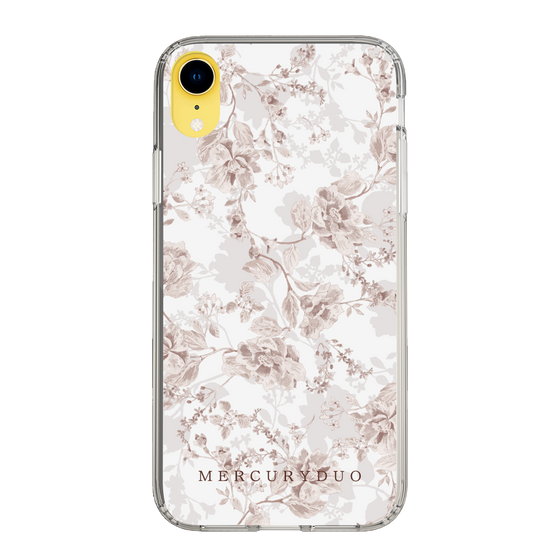 Slim Protection Case［ MERCURYDUO - NuanceFlower - Beige ］