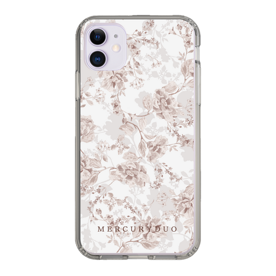 Slim Protection Case［ MERCURYDUO - NuanceFlower - Beige ］