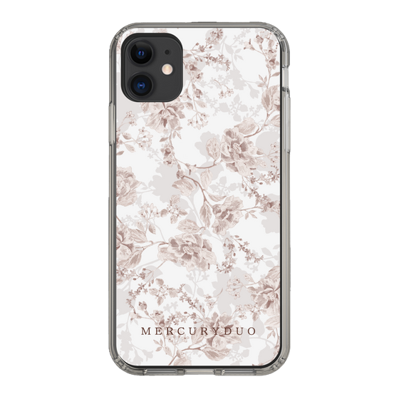 Slim Protection Case［ MERCURYDUO - NuanceFlower - Beige ］