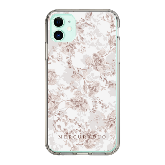 Slim Protection Case［ MERCURYDUO - NuanceFlower - Beige ］