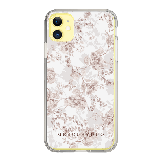 Slim Protection Case［ MERCURYDUO - NuanceFlower - Beige ］