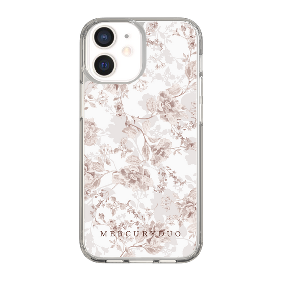 Slim Protection Case［ MERCURYDUO - NuanceFlower - Beige ］