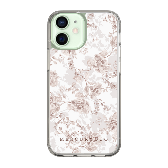 Slim Protection Case［ MERCURYDUO - NuanceFlower - Beige ］