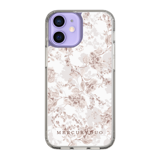 Slim Protection Case［ MERCURYDUO - NuanceFlower - Beige ］