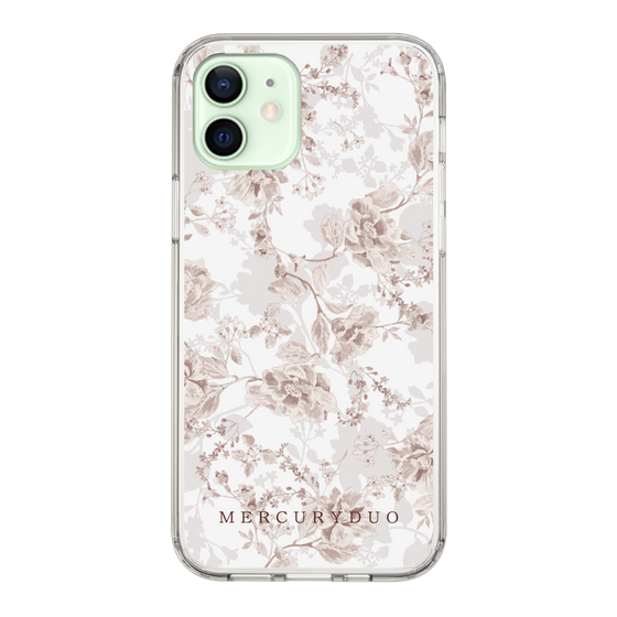 Slim Protection Case［ MERCURYDUO - NuanceFlower - Beige ］