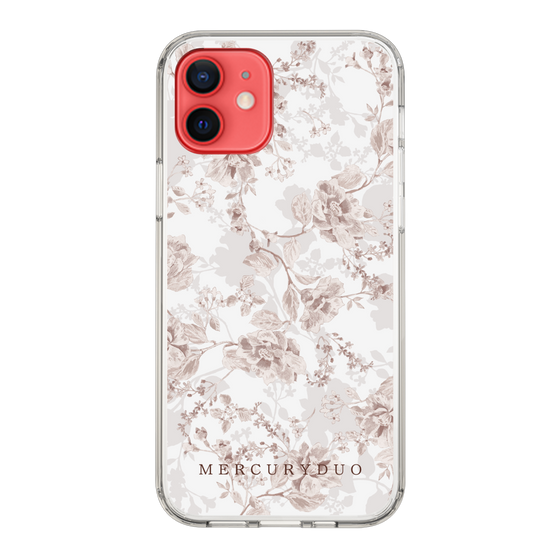 Slim Protection Case［ MERCURYDUO - NuanceFlower - Beige ］