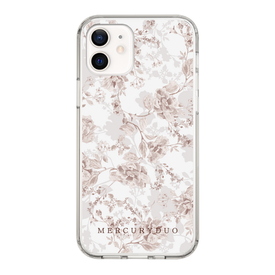 Slim Protection Case［ MERCURYDUO - NuanceFlower - Beige ］