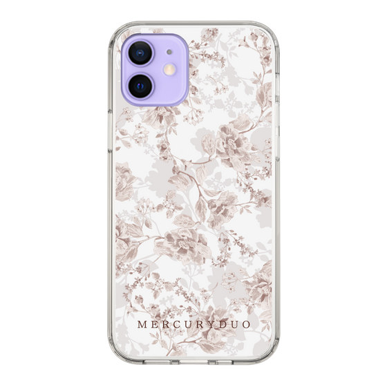 Slim Protection Case［ MERCURYDUO - NuanceFlower - Beige ］