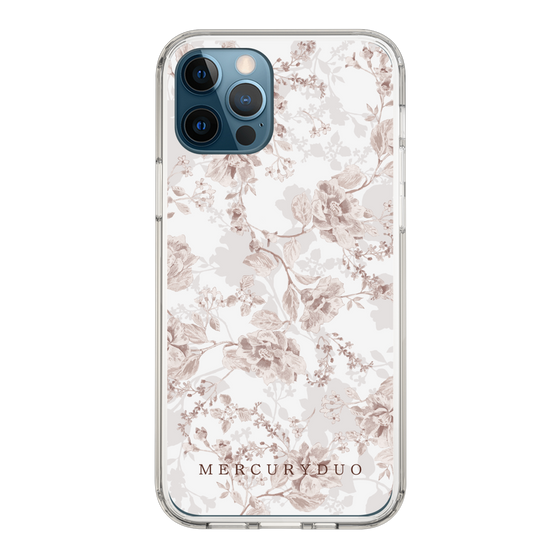 Slim Protection Case［ MERCURYDUO - NuanceFlower - Beige ］
