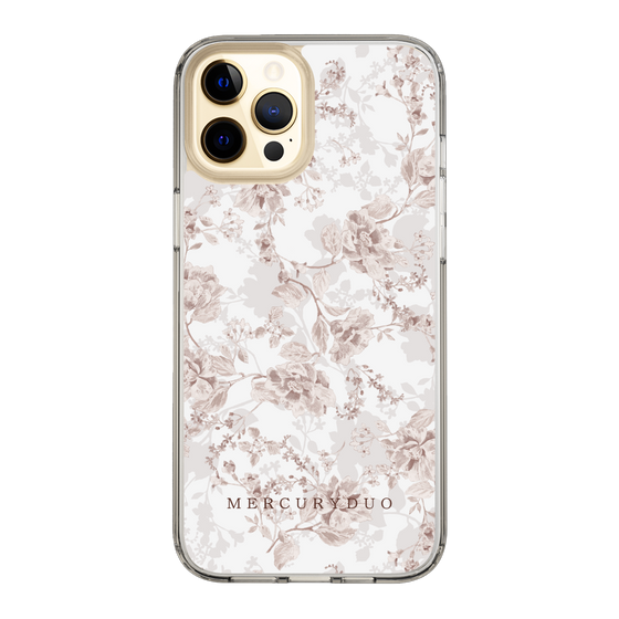 Slim Protection Case［ MERCURYDUO - NuanceFlower - Beige ］