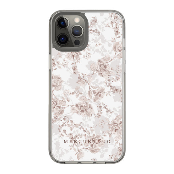 Slim Protection Case［ MERCURYDUO - NuanceFlower - Beige ］