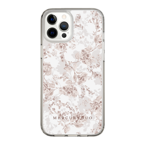 Slim Protection Case［ MERCURYDUO - NuanceFlower - Beige ］