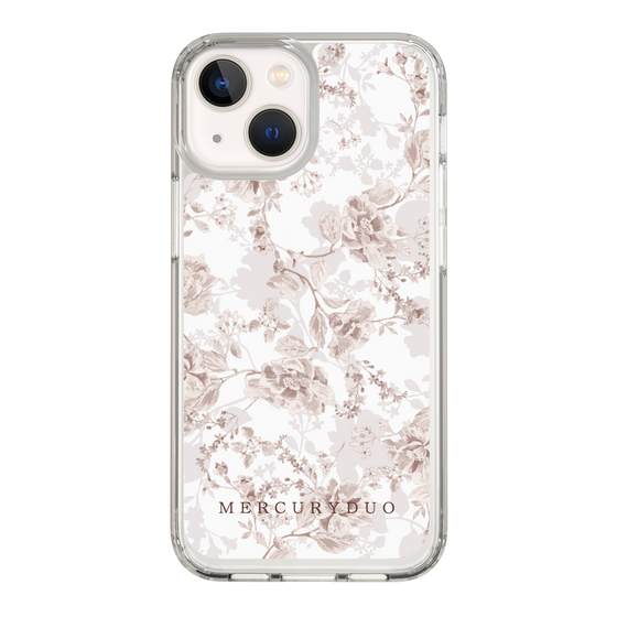 Slim Protection Case［ MERCURYDUO - NuanceFlower - Beige ］