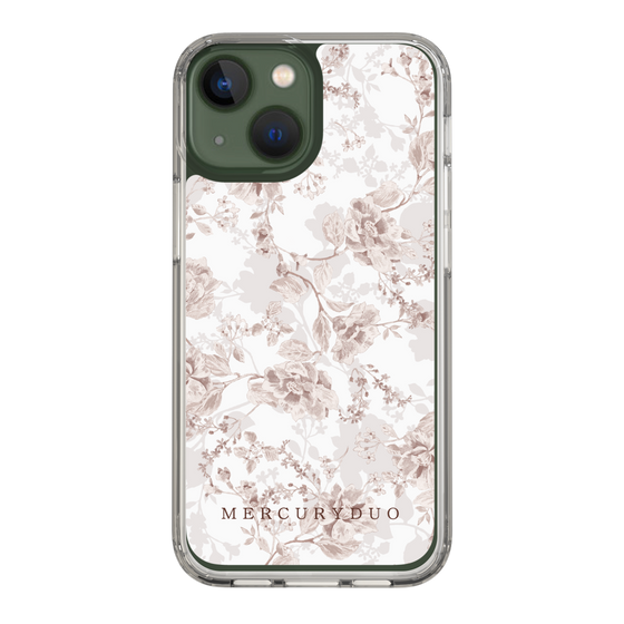 Slim Protection Case［ MERCURYDUO - NuanceFlower - Beige ］