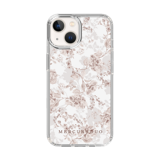 Slim Protection Case［ MERCURYDUO - NuanceFlower - Beige ］