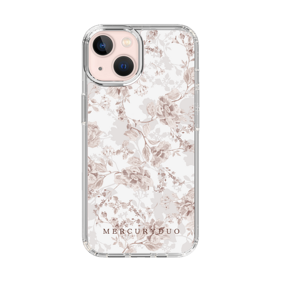 Slim Protection Case［ MERCURYDUO - NuanceFlower - Beige ］