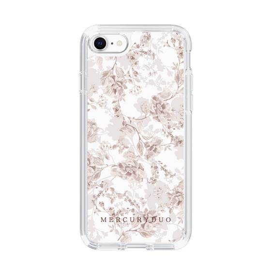 Slim Protection Case［ MERCURYDUO - NuanceFlower - Beige ］