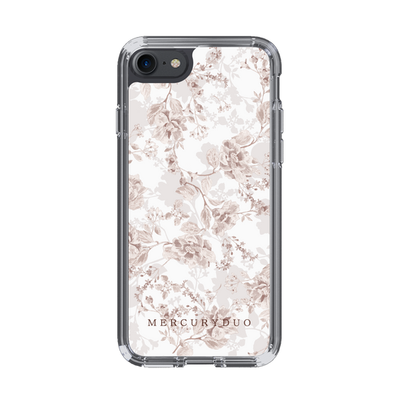 Slim Protection Case［ MERCURYDUO - NuanceFlower - Beige ］