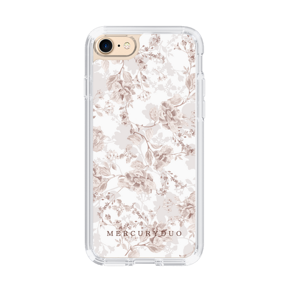 Slim Protection Case［ MERCURYDUO - NuanceFlower - Beige ］