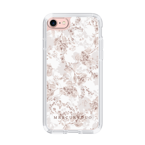 Slim Protection Case［ MERCURYDUO - NuanceFlower - Beige ］