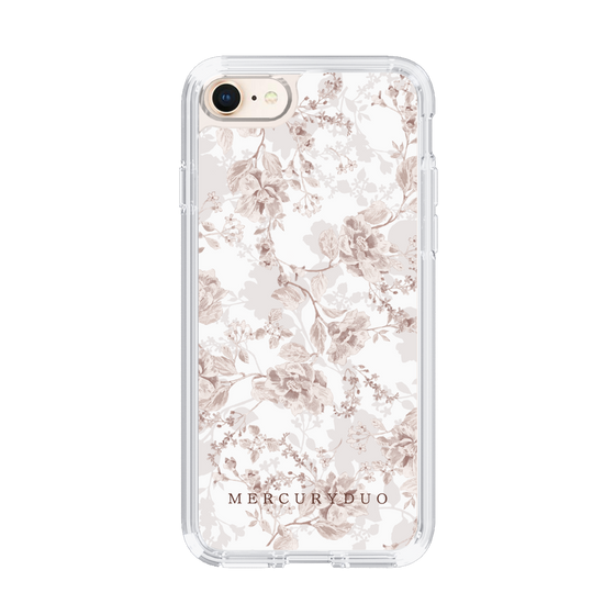 Slim Protection Case［ MERCURYDUO - NuanceFlower - Beige ］