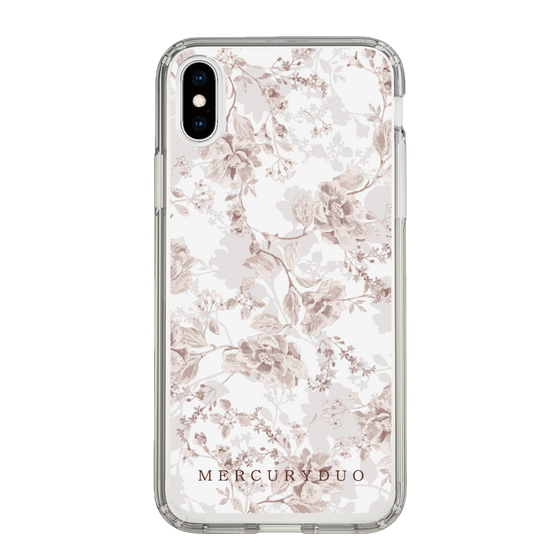 Slim Protection Case［ MERCURYDUO - NuanceFlower - Beige ］