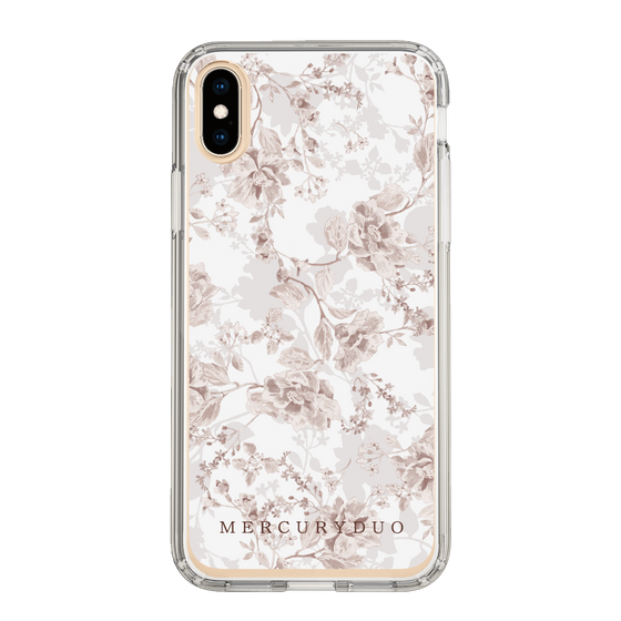 Slim Protection Case［ MERCURYDUO - NuanceFlower - Beige ］