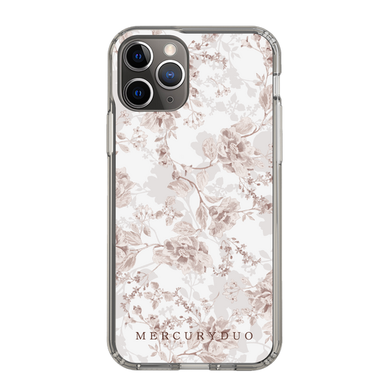 Slim Protection Case［ MERCURYDUO - NuanceFlower - Beige ］