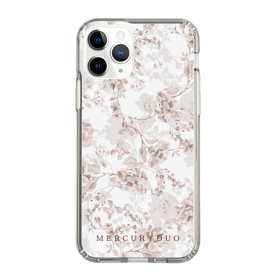 Slim Protection Case［ MERCURYDUO - NuanceFlower - Beige ］