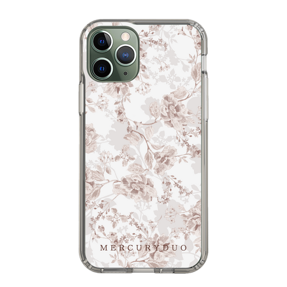 Slim Protection Case［ MERCURYDUO - NuanceFlower - Beige ］