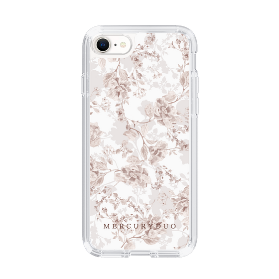 Slim Protection Case［ MERCURYDUO - NuanceFlower - Beige ］