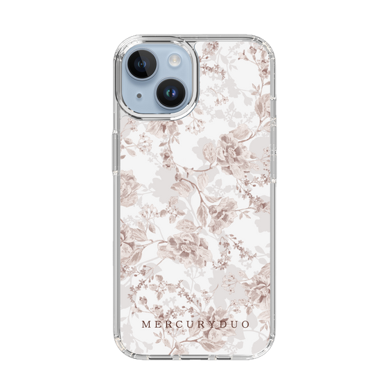 Slim Protection Case［ MERCURYDUO - NuanceFlower - Beige ］